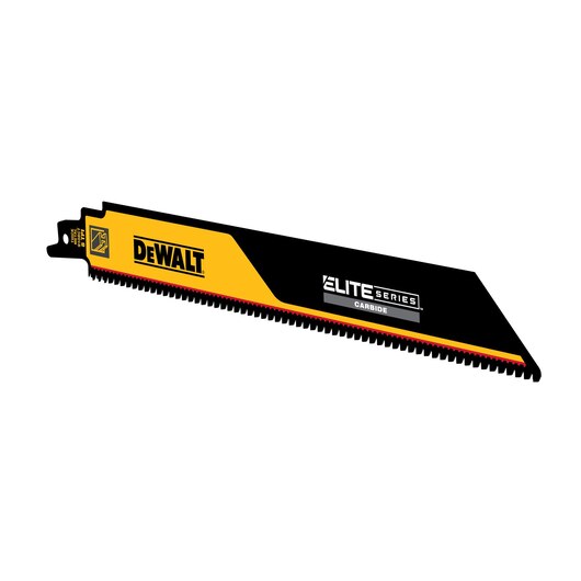 DEWALT DWAR9108CT-1 ELITE SERIES CARBIDE TIPPED 9-IN 8-TPI METAL CUTTING RECIPROCATING SAW BLADE