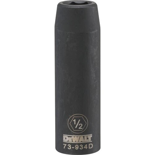 Dewalt DWMT73934OSP - 1/2 DRIVE DEEP IMPACT SOCKET - 6 POINT-1/2''