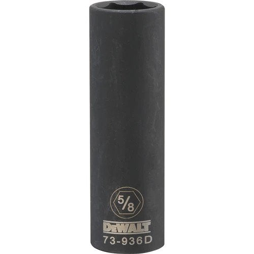 Dewalt DWMT73936OSP - 1/2 DRIVE DEEP IMPACT SOCKET - 6 POINT-5/8''