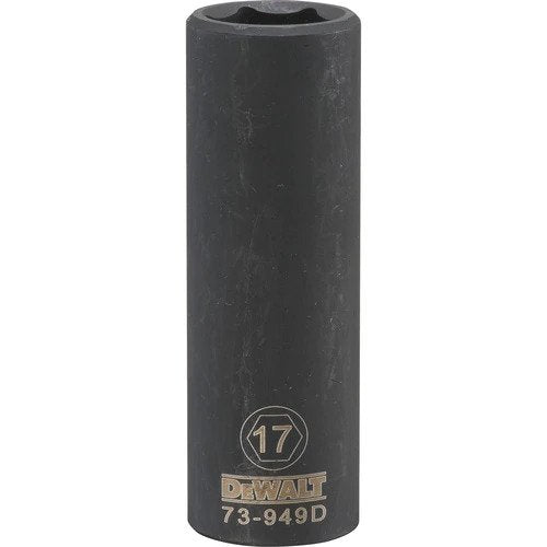 Dewalt DWMT73949OSP - 1/2 DRIVE DEEP IMPACT SOCKET - 6 POINT-17MM