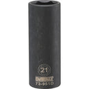 Dewalt DWMT73951OSP - 1/2 DRIVE DEEP IMPACT SOCKET - 6 POINT-21MM