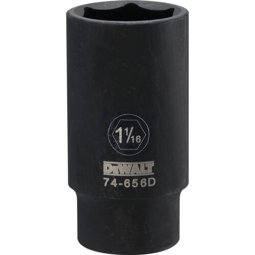 Dewalt DWMT74656OSP - 1/2 DRIVE DEEP IMPACT SOCKET - 6 POINT-1-1/16"