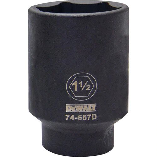 Dewalt DWMT74657OSP - 1/2 DRIVE DEEP IMPACT SOCKET - 6 POINT-1-1/2"