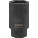 Dewalt DWMT74658OSP - 1/2 DRIVE DEEP IMPACT SOCKET - 6 POINT-1-1/4"