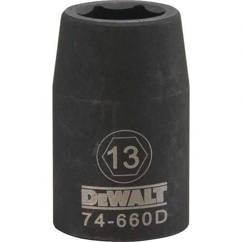 Dewalt DWMT74660OSP - 1/2 DRIVE IMPACT SOCKET - 6 POINT-13MM