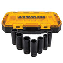 Dewalt DWMT74736 -7 Piece 1/2 in Drive Deep Impact Socket Set