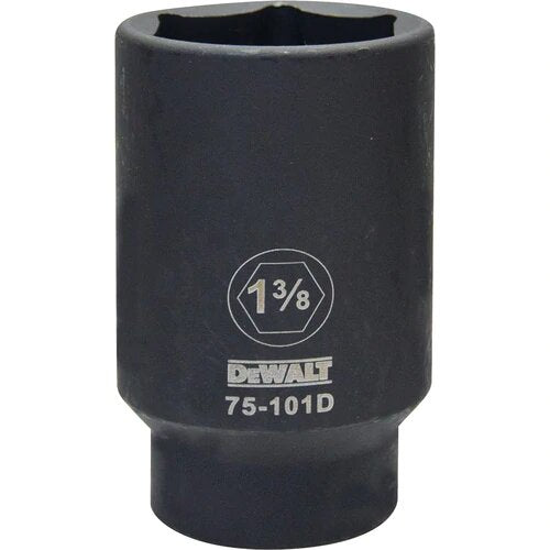 Dewalt DWMT75101OSP - 1/2 DRIVE DEEP IMPACT SOCKET - 6 POINT-1-3/8"