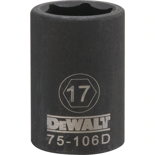 Dewalt DWMT75106OSP - 1/2 DRIVE IMPACT SOCKET - 6 POINT-17MM