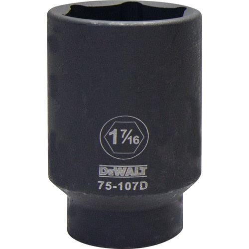 Dewalt DWMT75107OSP - 1/2 DRIVE DEEP IMPACT SOCKET - 6 POINT-1-7/16"