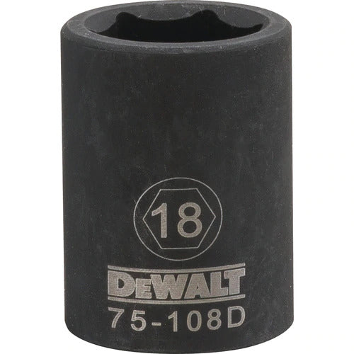 Dewalt DWMT75108OSP - 1/2 DRIVE IMPACT SOCKET - 6 POINT-18MM