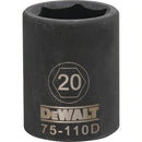 Dewalt DWMT75110OSP - 1/2 DRIVE IMPACT SOCKET - 6 POINT-20MM