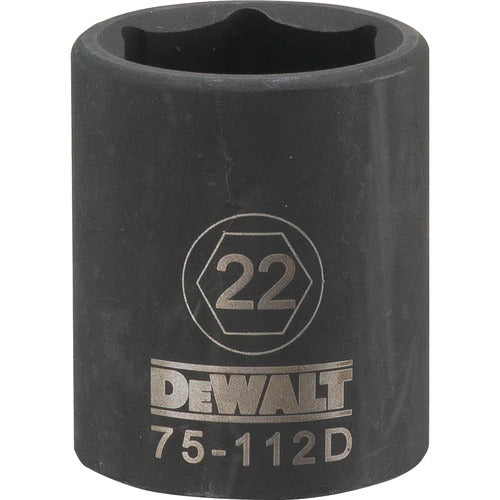 Dewalt DWMT75112OSP - 1/2 DRIVE IMPACT SOCKET - 6 POINT-22MM