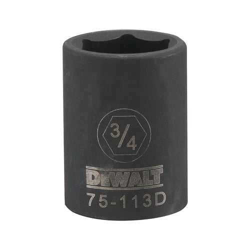 Dewalt DWMT75113OSP - 1/2 DRIVE IMPACT SOCKET - 6 POINT-3/4"