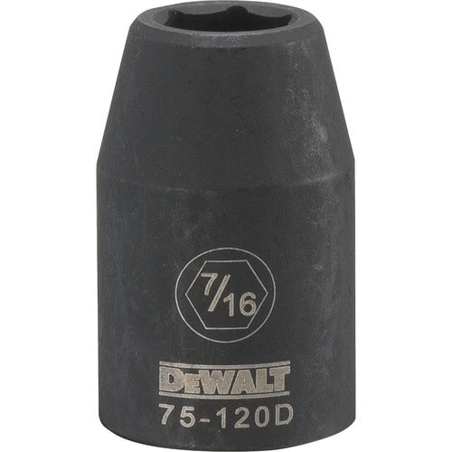 Dewalt DWMT75120OSP - 1/2 DRIVE IMPACT SOCKET - 6 POINT-7/16"