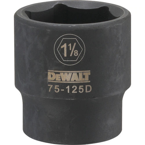 Dewalt DWMT75125OSP - 1/2 DRIVE IMPACT SOCKET - 6 POINT-1-1/8"