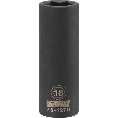 Dewalt DWMT75127OSP - 1/2 DRIVE DEEP IMPACT SOCKET - 6 POINT-18MM