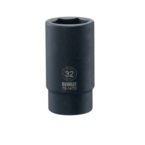 Dewalt DWMT75147OSP - 3/4 DRIVE DEEP IMPACT SOCKET - 6 POINT 32MM