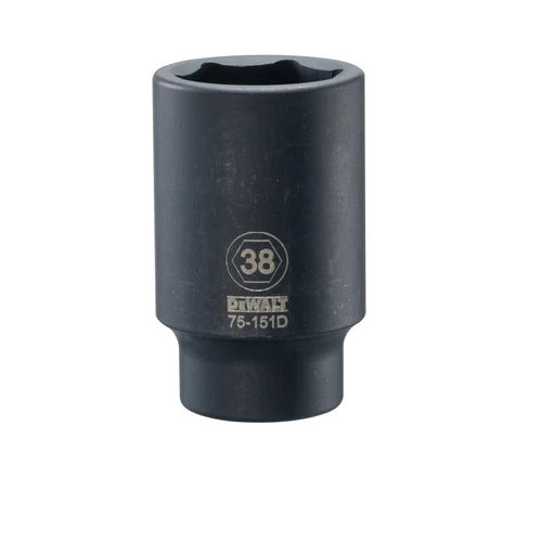 Dewalt DWMT75151OSP - 3/4 DRIVE DEEP IMPACT SOCKET - 6 POINT 38MM