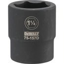 Dewalt DWMT75157OSP - 3/4 DRIVE IMPACT SOCKET - 6 POINT 1-1/4''