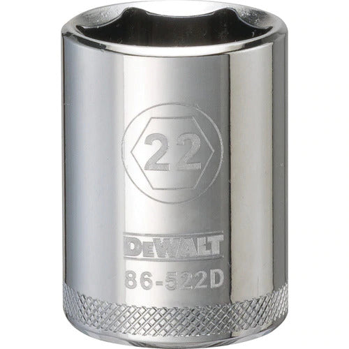 Dewalt DWMT86522OSP - 1/2 DRIVE SOCKET-6 POINT-22MM