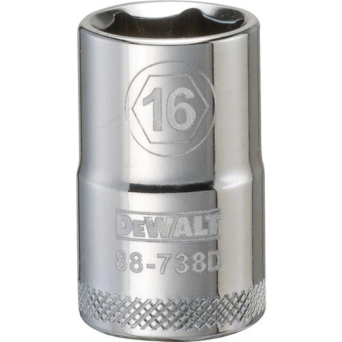 Dewalt DWMT88738OSP - 1/2 DRIVE SOCKET-6 POINT-16MM