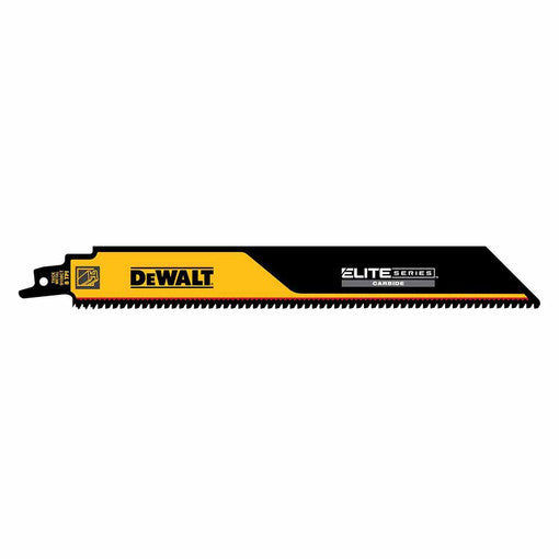 DEWALT DWAR9108CT-3 ELITE SERIES CARBIDE TIPPED 9-IN 8-TPI METAL CUTTING RECIPROCATING SAW BLADE