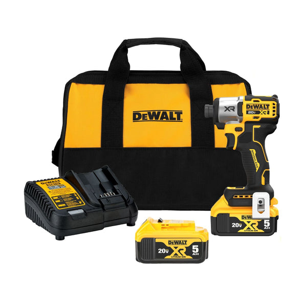 DEWALT DCF845P2 20V MAX* XR® 1/4" 3-Speed Impact Driver Kit - 2 Battery