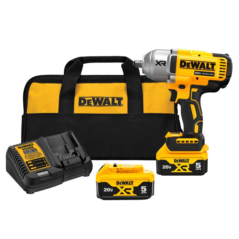 DEWALT DCF900P2 - 20V MAX* XR® 1/2 In. High Torque Impact Wrench with Hog Ring Anvil - Kit