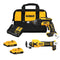 Dewalt DCK265D2 - 20V MAX* XR® Brushless Drywall Screwgun and Cut-Out Tool Combo Kit (2.0Ah)