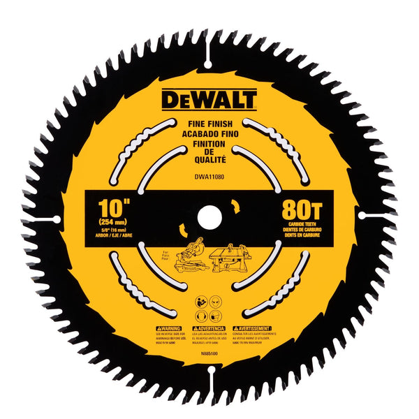 DEWALT DWA11080 - 10 IN 80T SAW ONE BLADE