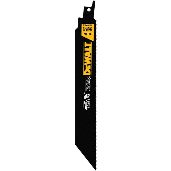 DeWalt DWA4188B 4/18Tpi Max Metal Reciprocating Blade, 8-Inch