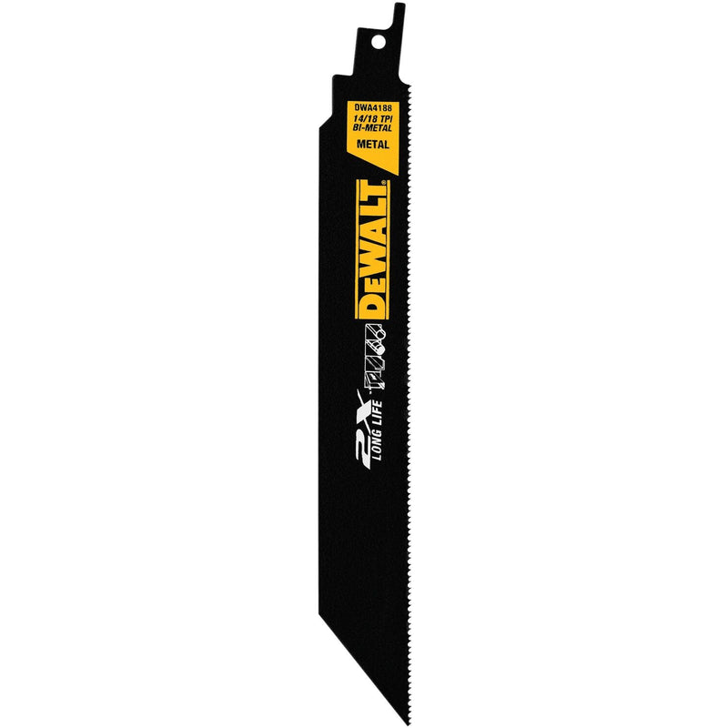 DeWalt DWA4188B 4/18Tpi Max Metal Reciprocating Blade, 8-Inch