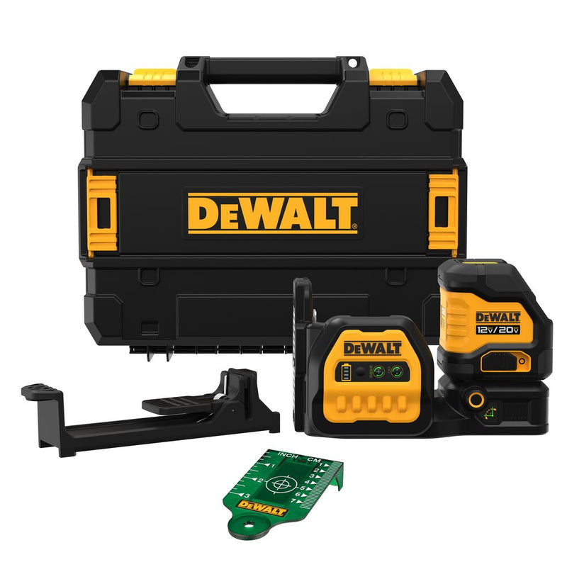 DeWalt DCLE34020GB 20V MAX Cross Line Green Laser, Bare Tool