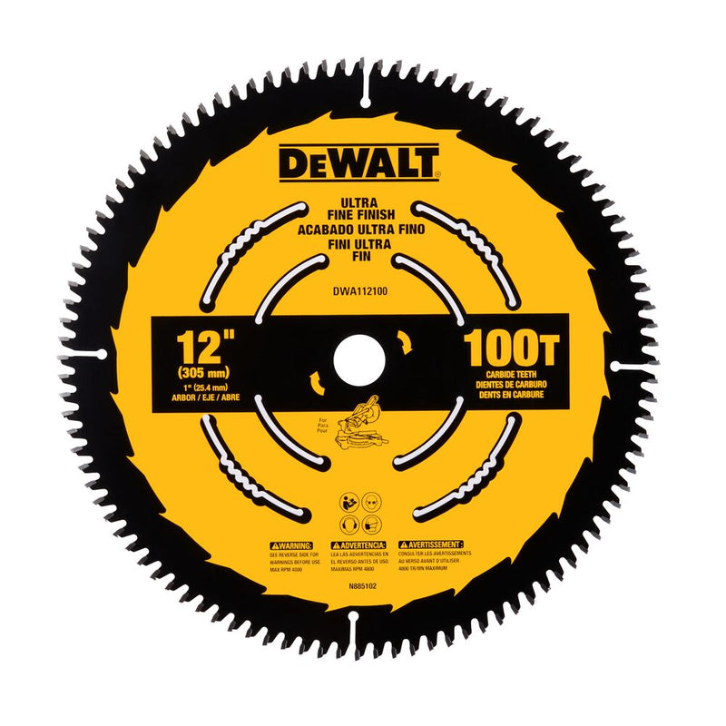 Dewalt DWA112100 - 12 IN 100T SAW ONE BLADE