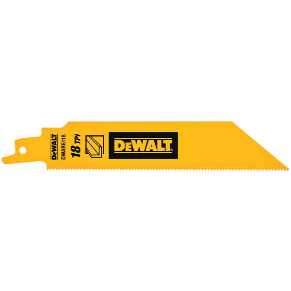 Dewalt DWAR6118-HEAVY METAL BI-METAL RECIPROCATING SAW BLADES