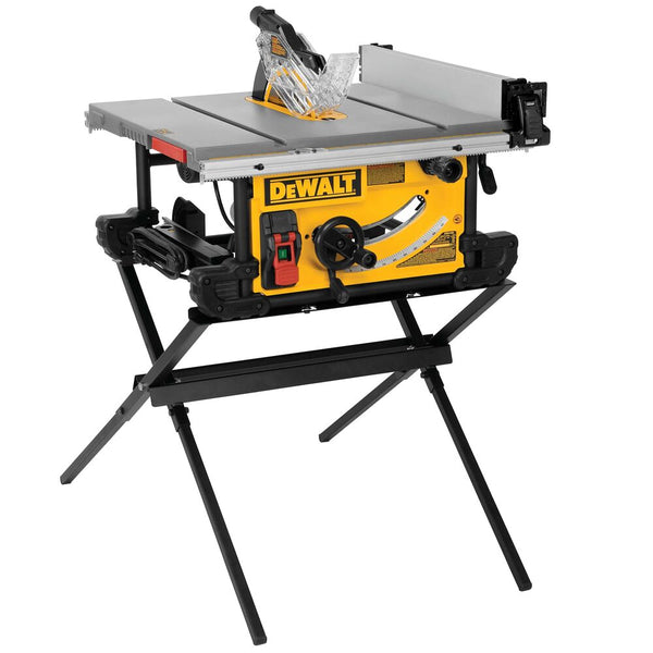 DEWALT DWE7491X 10 IN. TABLE SAW WITH SCISSOR STAND