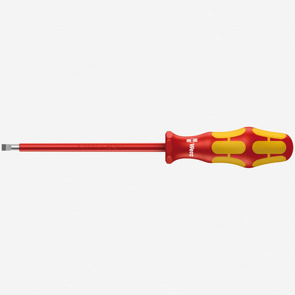 Wera 006120 - Kraftform Plus Series 100 5" 5.5mm 1000V VDE Insulated Slotted Screwdriver