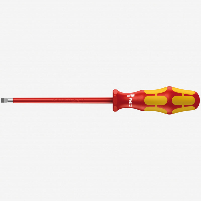 Wera 006120 - Kraftform Plus Series 100 5" 5.5mm 1000V VDE Insulated Slotted Screwdriver