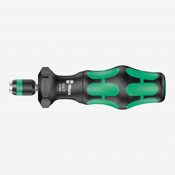 Wera 057480 - 826 T KRAFTFORM TURBO BITS HANDHOLDER WITH RAPIDAPTOR QUICK-RELEASE CHUCK (handle only)