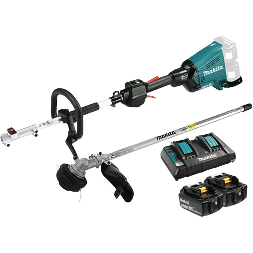 Makita DUX60PTM5X - 18Vx2 LXT Brushless Split Shaft Power Head Kit - with line trimmer attachment