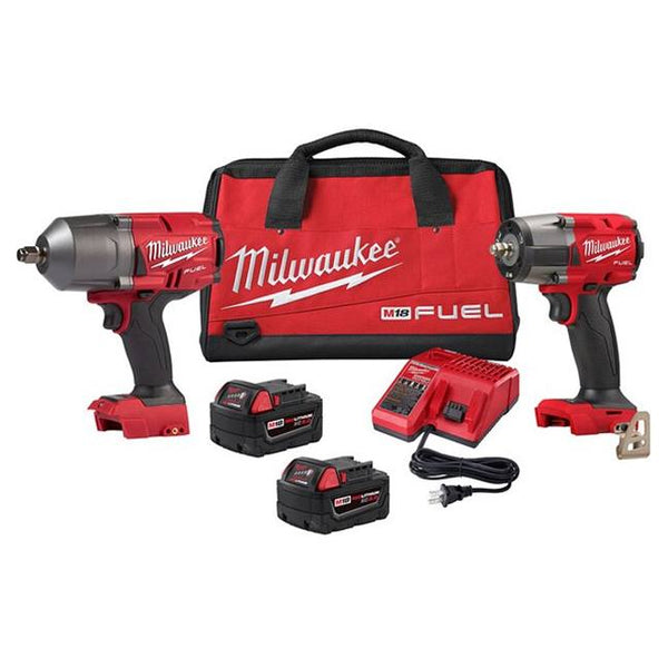 MILWAUKEE 2988-22 - M18 FUEL HTIW / MTIW AUTOMOTIVE IMPACT WRENCH 2PC KIT