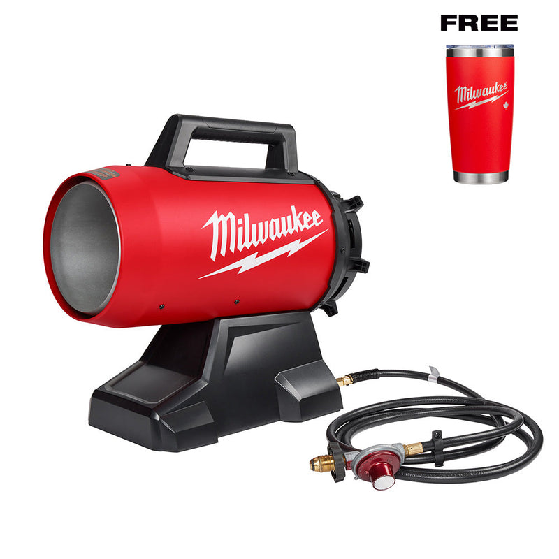 Milwaukee 0801-20C - M18 PROPANE HEATER WITH 15' HOSE