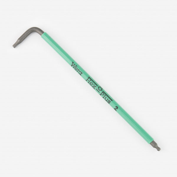 Wera 022602 2 x 101mm Hex + Ball End Hex L-key (Green)