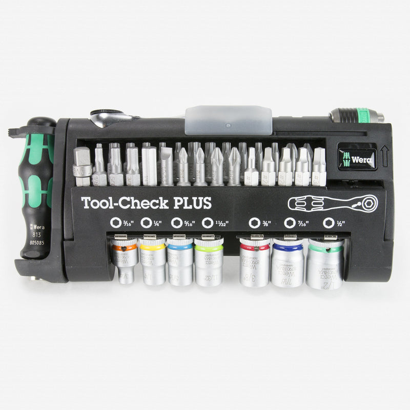 Wera 056491 - Tool-Check Plus Bit Ratchet Set with Sockets - Imperial