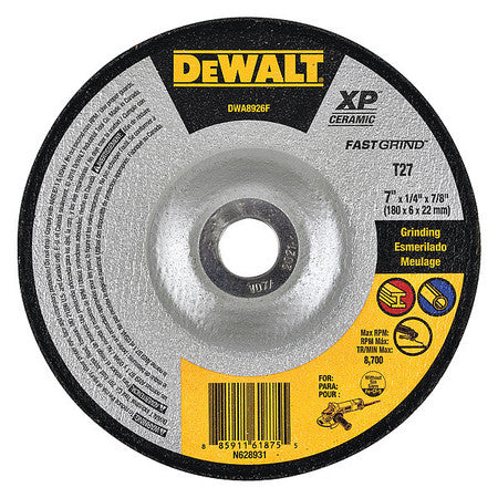 Dewalt DWA8926F - Abrasive Cut-Off Wheel, 7" Wheel dia.