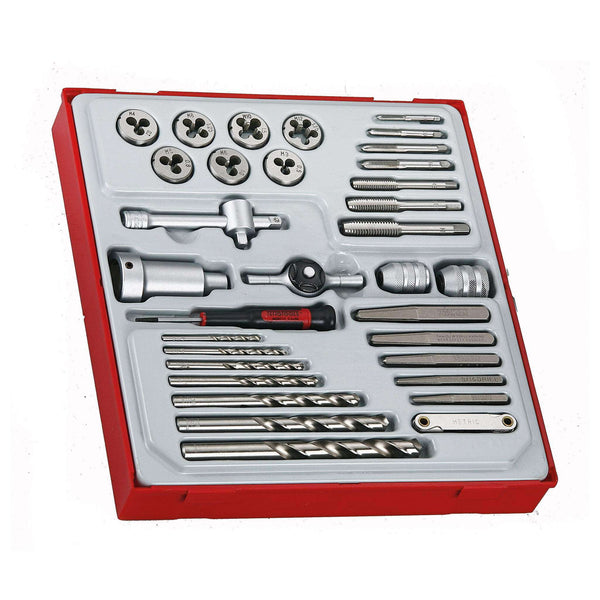 Teng Tools 34 Piece Tap and Die Set - TTDTD34