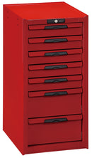 Teng Tools 7 Drawer Secure Lockable Side Cabinet (For Teng Tools Roller Cabinets) - TCW-CAB01