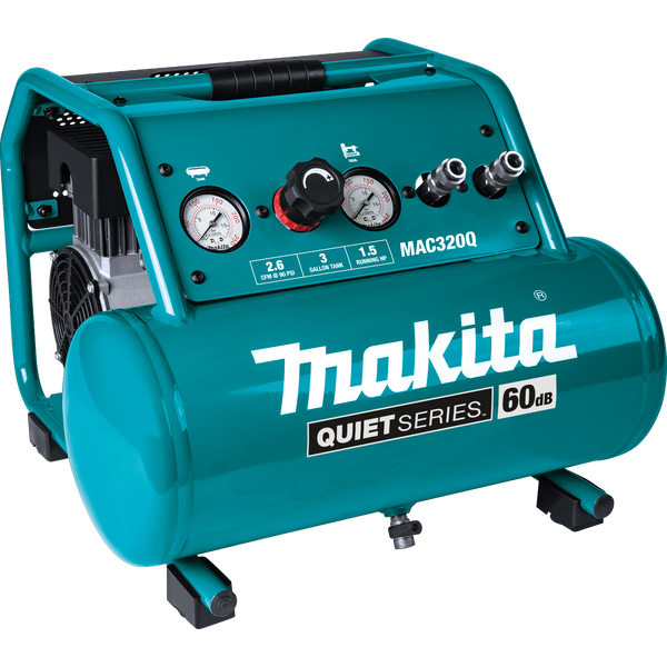 Makita MAC320Q - 1.5 HP - 1 Gal Quiet Series Air Compressor