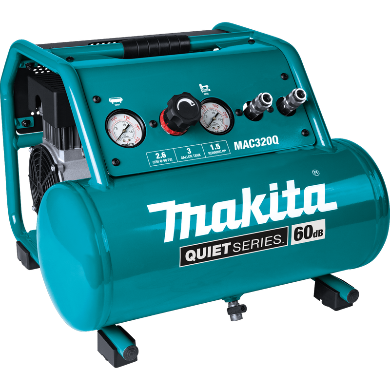 Makita MAC320Q - 1.5 HP - 1 Gal Quiet Series Air Compressor