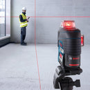 Bosch GLL3-330C 360-Degrees 3-Plane Red Beam Self-Leveling Line Laser Kit